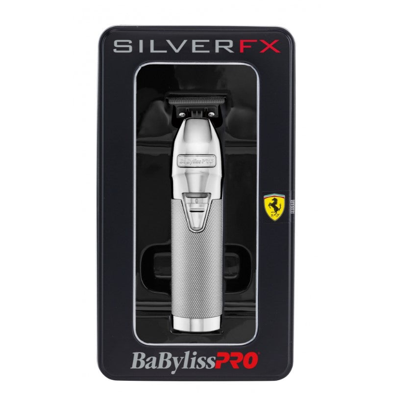 BaByliss Pro SILVER FX Metal Lithium Trimmer #FX788S (Dual Voltage)