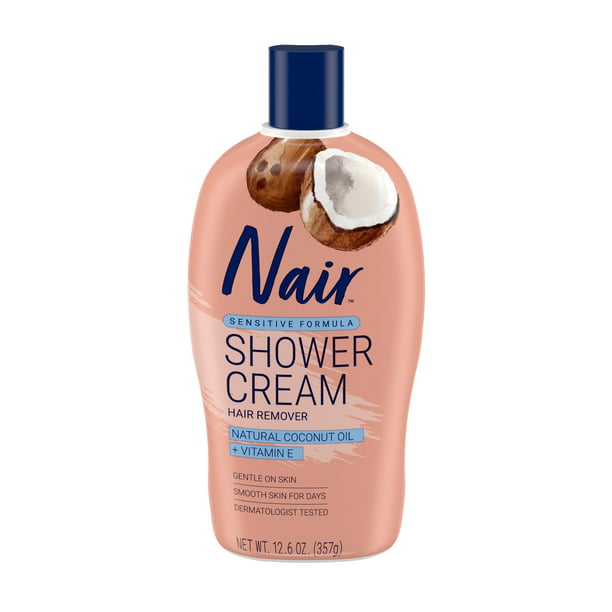 Nair Body Cream Hair Remover Natural Coconut Oil + Vitamin E 12.6oz