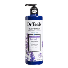 Dr Teal's Body Lotion Moisture Soothing Lavender, 18 fl oz