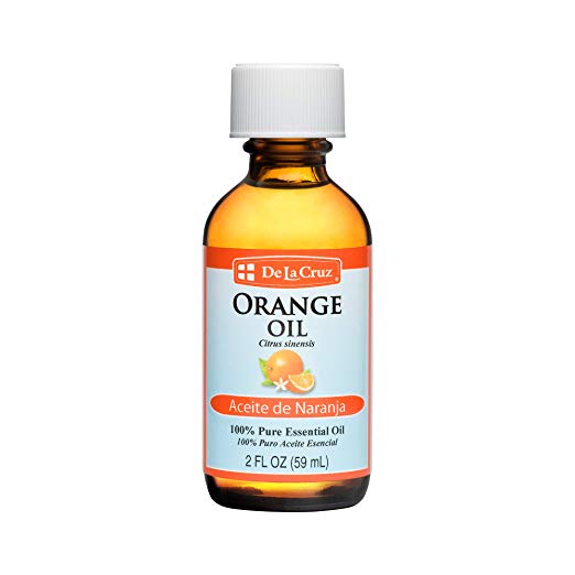 De La Cruz Orange Oil 100% pure essential oil 2 Oz