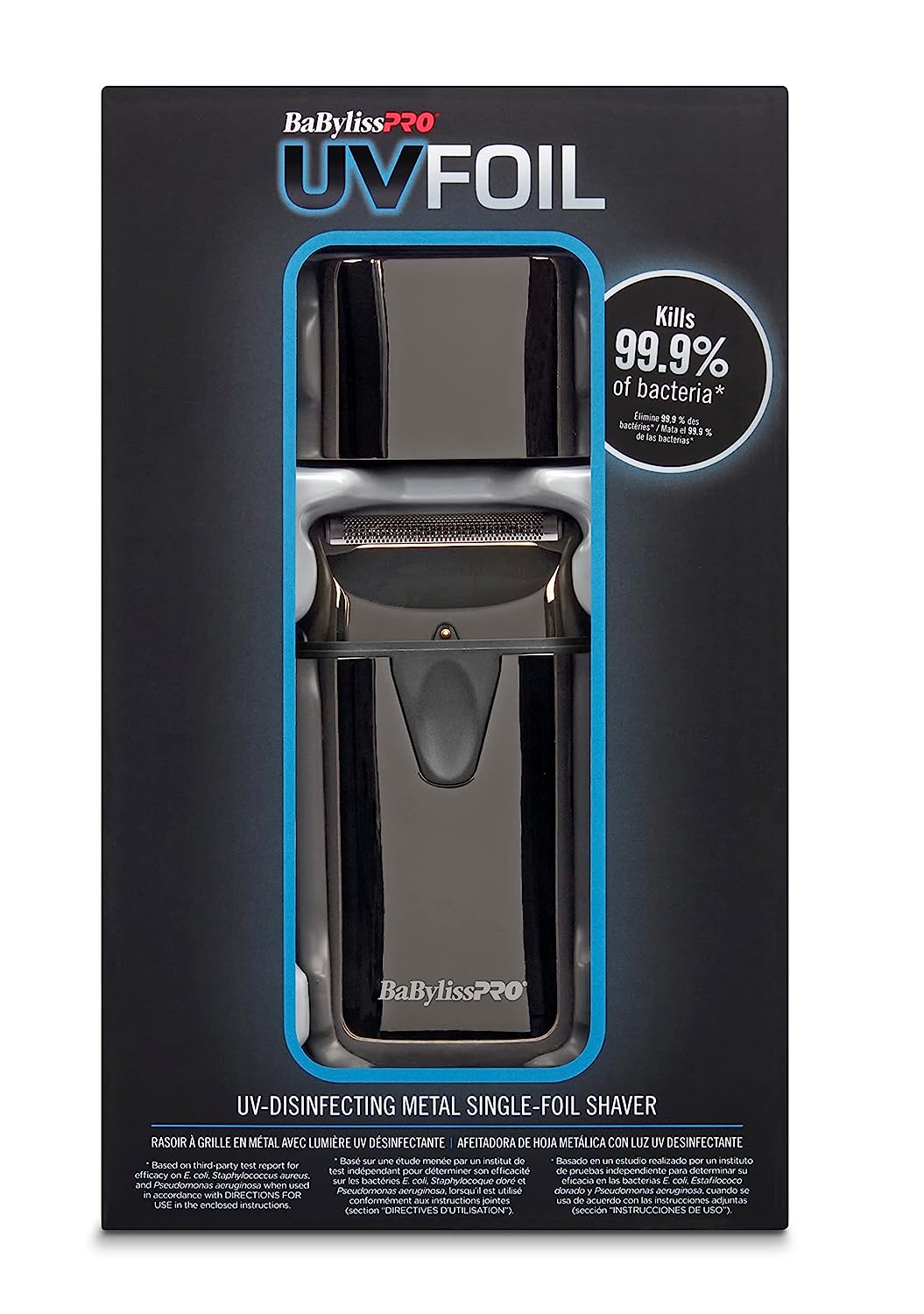 BaBylissPRO UV-Disinfecting Metal Double Foil Shavers