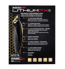 BaBylissPRO LITHIUM FX Cord/Cordless Lithium Ergonomic Trimmer