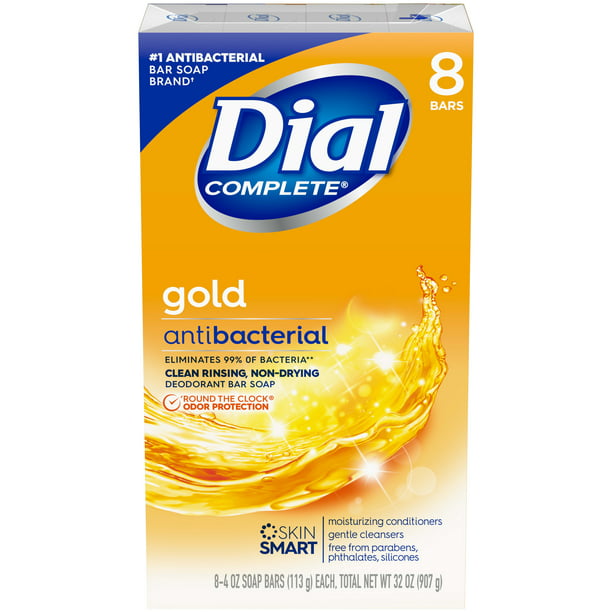 Dial Bar Soap, Advanced Clean 8 Bar 4 oz