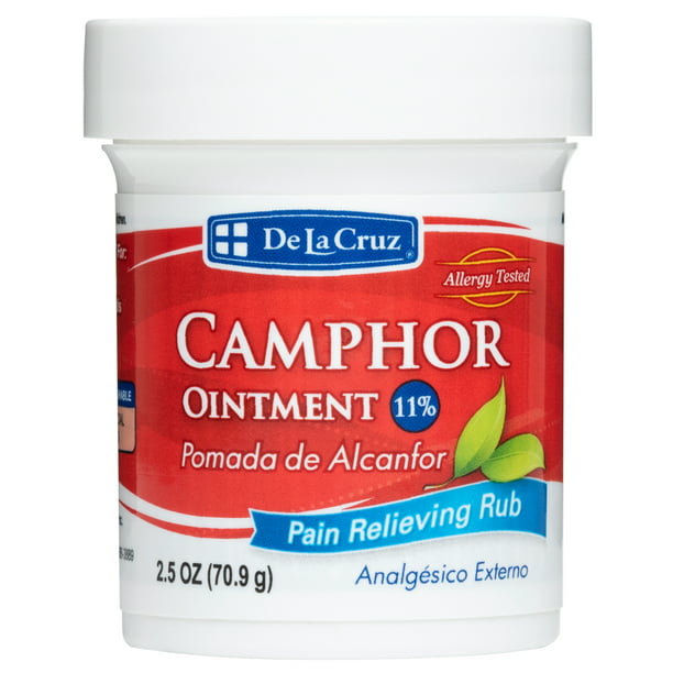 De La Cruz Camphor Ointment 2.5 oz