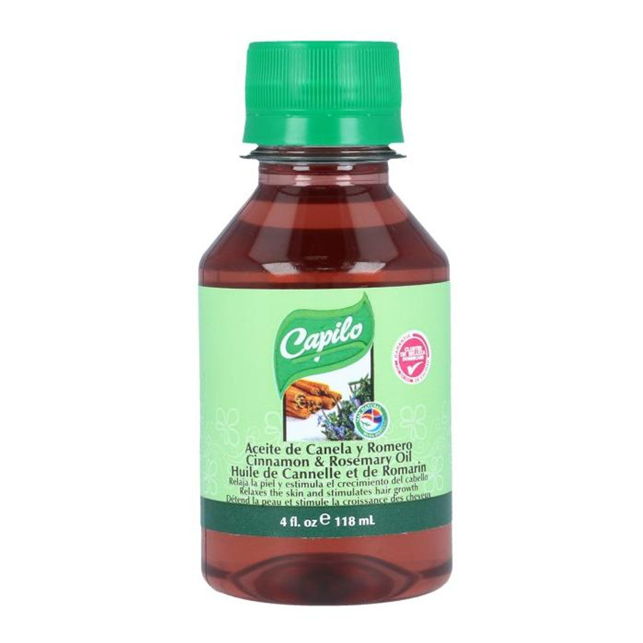 Capilo Aceite de Canela y Romero / Cinammon & Rosemary oil 4 fl. oz