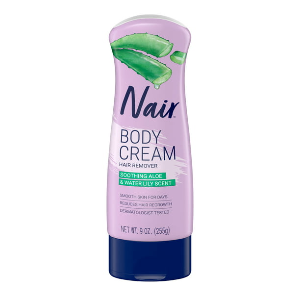 Nair Body Cream Hair Remover Soothing Aloe & Water Lily Scent 9oz