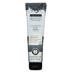 Freeman  Cleansing Clay Mask Charcoal + Probiotics 4 fl.oz