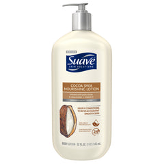Suave Skin Solutions Body Lotion Cocoa Butter and Shea 32 fl. Oz.