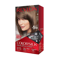 REVLON COLORSILK Beautiful Color Permanent Hair Color, Brown