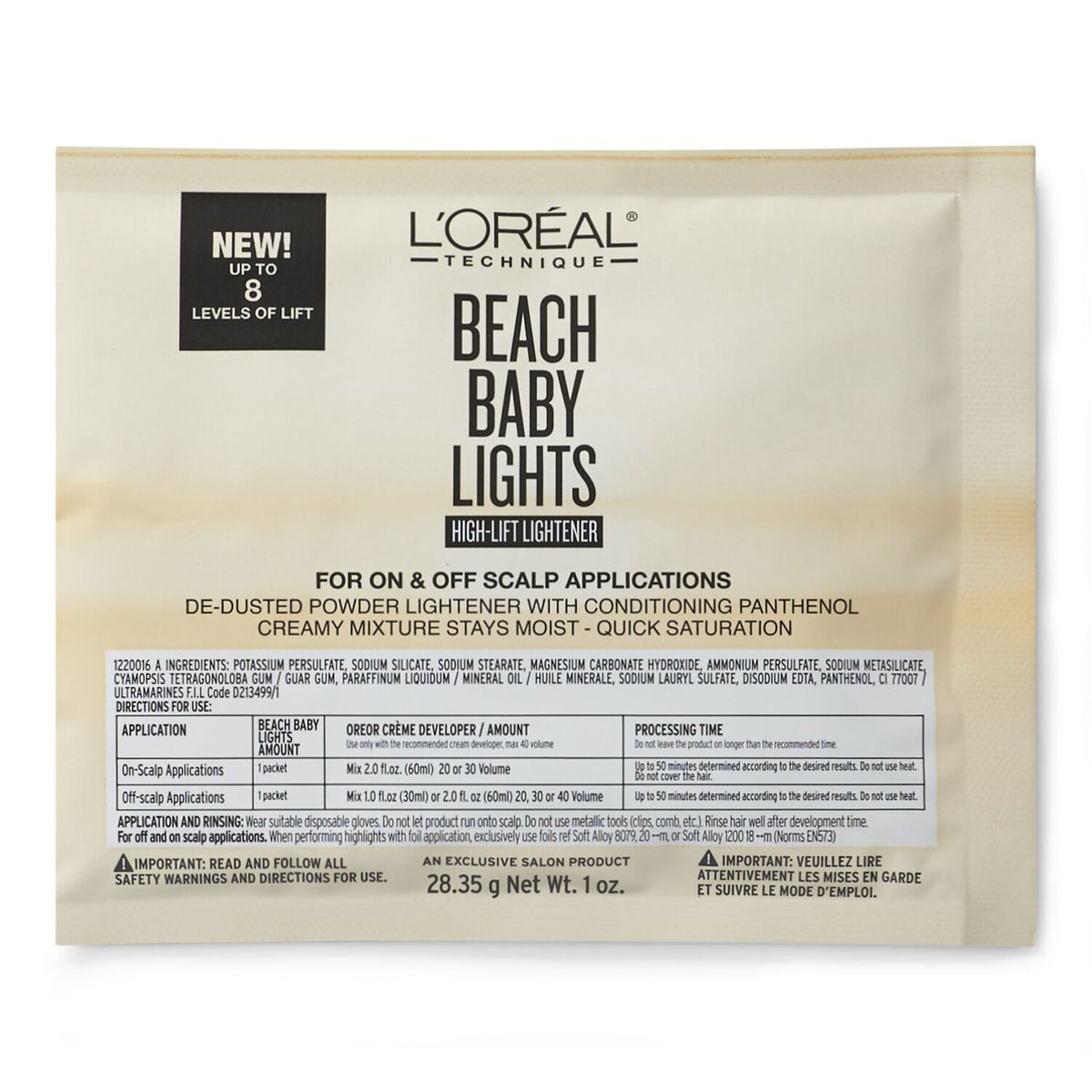 Loreal Beach Baby Lights High-Lift Lightner 1 oz