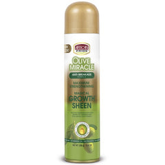 African Pride Olive Miracle Maximum Strengthening Magical Growth Sheen, 8 oz