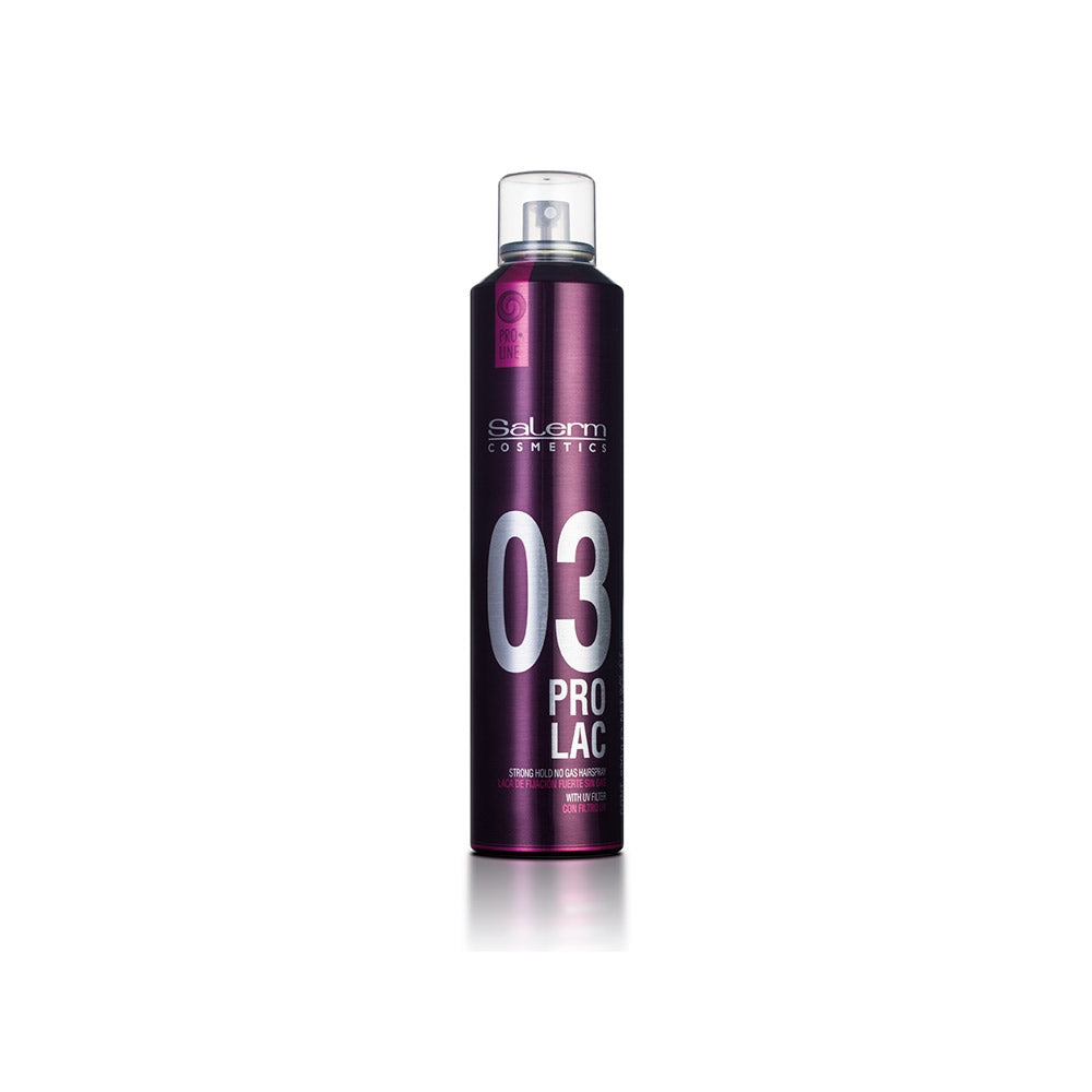 Salerm Pro Line 03 Pro Lac No Gas Hairspray for Strong Hold, 10.1oz