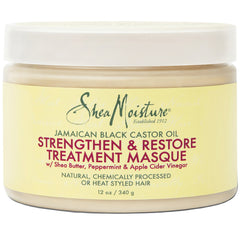 Shea Moisture Jamaican Black Castor Oil Strengthen & Restore Treatment Masque 12 oz