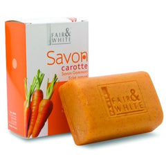 Fair & White Savon, Carrot Exfoliating Soap, 7oz