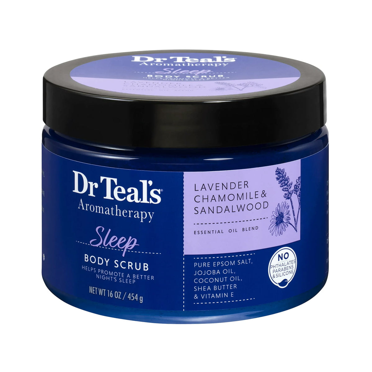 Dr Teal's Aromatherapy Sleep Body Scrub 16 oz