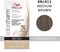 WELLA Color Charm Permanent Liquid Hair Color, Brown, 1.4oz