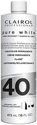 CLAIROL Pure White Cream Developer 40 Vol,16 oz