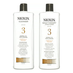 NIOXIN System 3 Cleanser & Scalp Therapy Conditioner Duo, 10oz