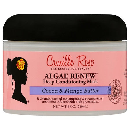 Camille Rose Algae Renew Deep Conditioning Mask, Cocoa & Mango Butter, 8oz