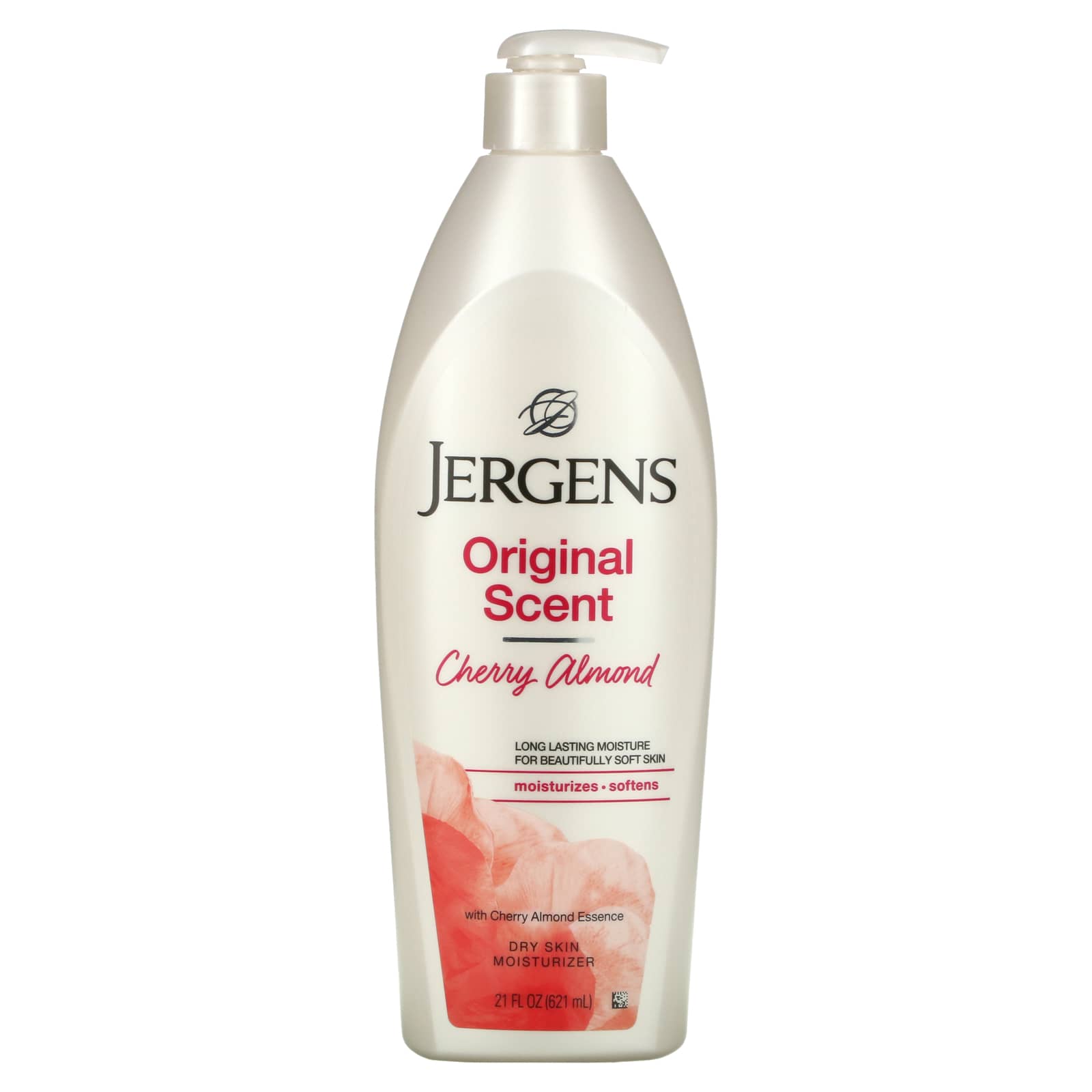 JERGENS Original Scent Dry Skin Moisturizer, Cherry Almond, 21oz