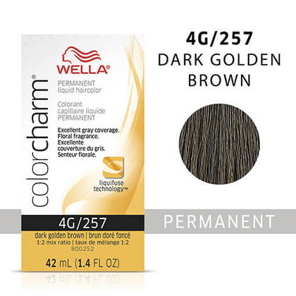 WELLA Color Charm Permanent Liquid Hair Color, Brown, 1.4oz