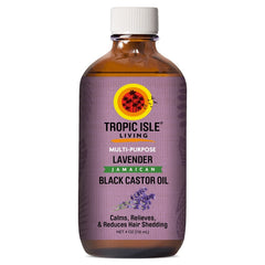 Tropic Isle Living Multi-Purpose Lavender Jamaican Black Castor Oil 4 oz