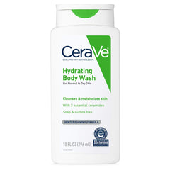 CeraVe Hydrating Body Wash for Nomal to Dry Skin, 10oz