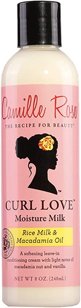 Camille Rose Curl Love Moisture Milk, Rice Milk & Macadamia Oil, 8oz