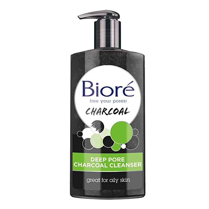 Bioré Deep Pore Charcoal Face Wash, Facial Cleanser 6.77 oz.