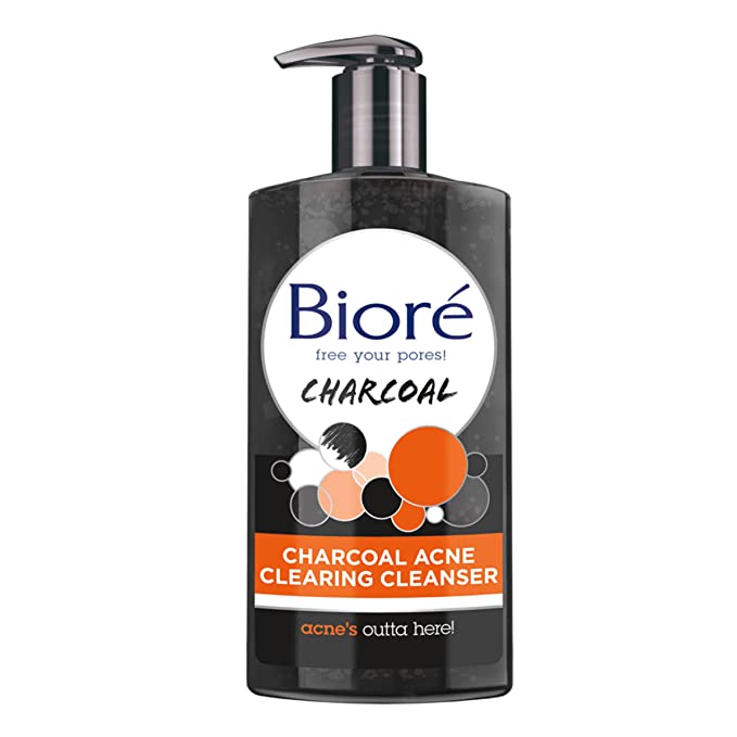 Bioré Charcoal Acne Cleanser, Salicylic Acid Treatment, Control for Acne Prone 6.77 oz.