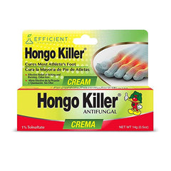 Hongo Killer Athlete's Foot Treatment Antifungal Cream 0.5oz