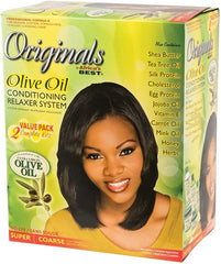 Africa's Best Originals Olive Oil Conditioning No-Lye Relaxer System