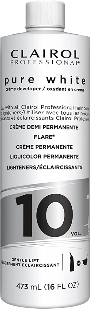 CLAIROL Pure White Cream Developer 10 Vol, 16oz