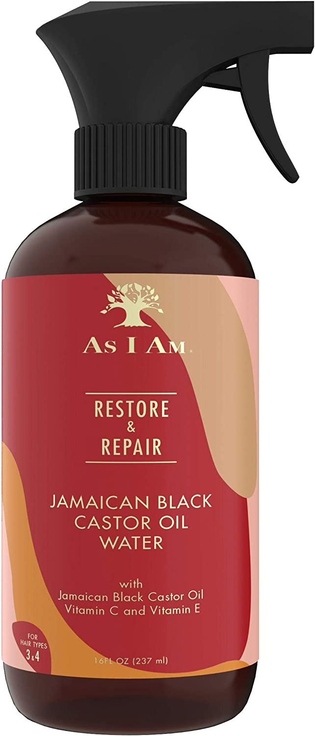 As I Am Restore & Repair Jamaican Black Castor Oil Water, 16oz