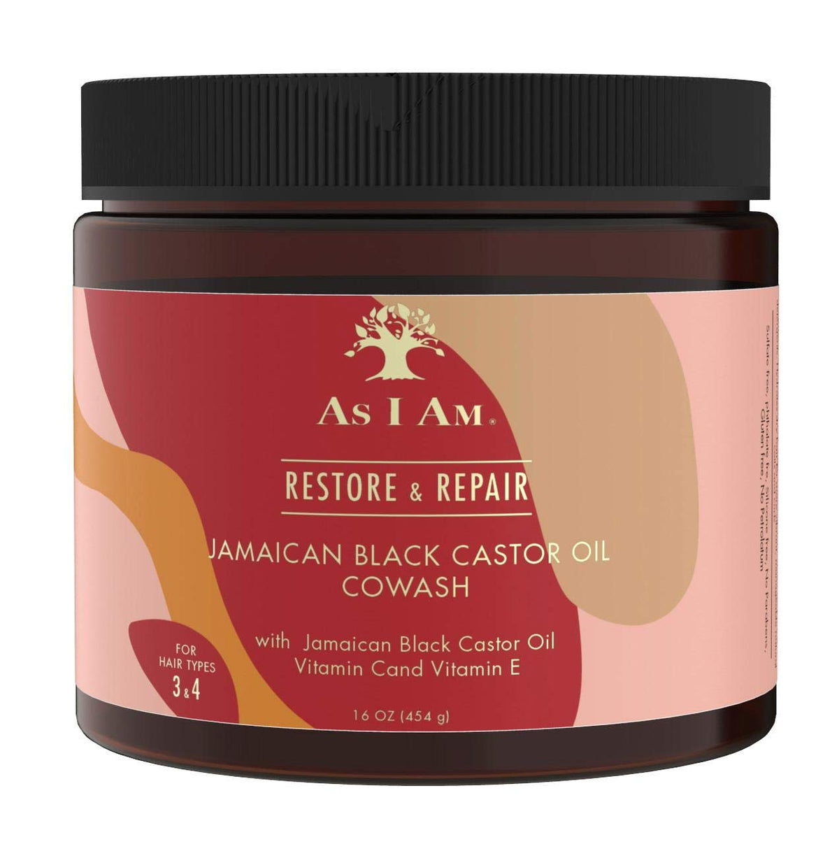 As I Am Restore & Repair Jamaican Black Castor Oil CoWash, 16oz