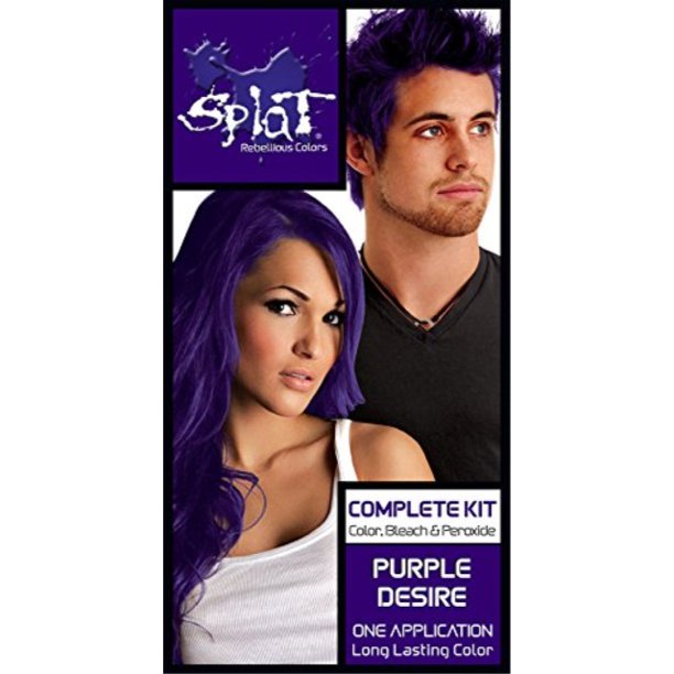 Splat Purple Desire Original Complete Hair Dye Kit