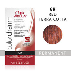 WELLA Color Charm Permanent Liquid Hair Color, Red, 1.4oz