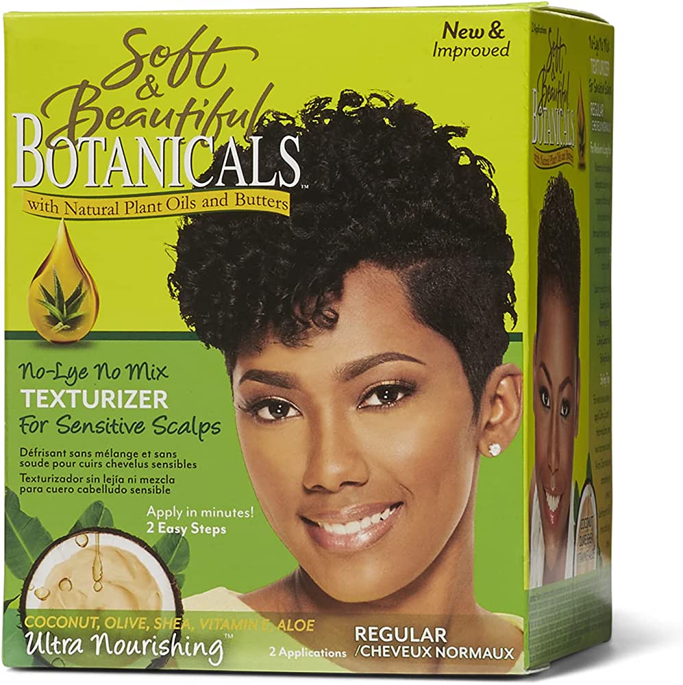 Soft & Beautiful Botanicals No Mix Texturizer for Sensitive Scarps Ultra Nourishing - 2 Application