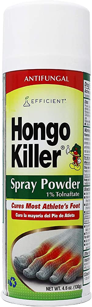 Hongo Killer Antifungal Spray Powder for Athlete's Foot, 4.6oz