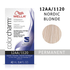 WELLA Color Charm Permanent Liquid Hair Color, Ash, 1.4oz