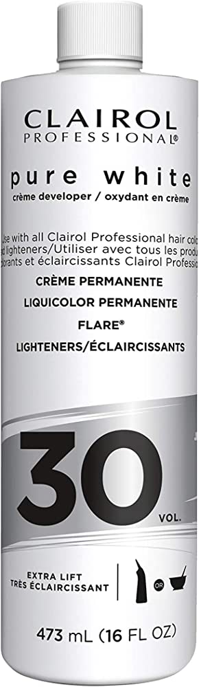 CLAIROL Pure White Cream Developer 30 Vol,16oz