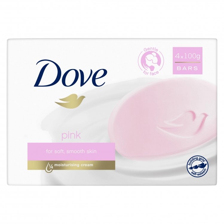 Dove Beauty Bar Soap , 14oz (100g X 4Bars )