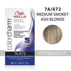 WELLA Color Charm Permanent Liquid Hair Color, Ash, 1.4oz