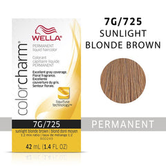 WELLA Color Charm Permanent Liquid Hair Color, Brown, 1.4oz