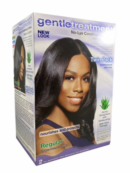 Johnson Products Gentle Treatment No-Lye Conditioning Creme Relaxer System - 2 Application