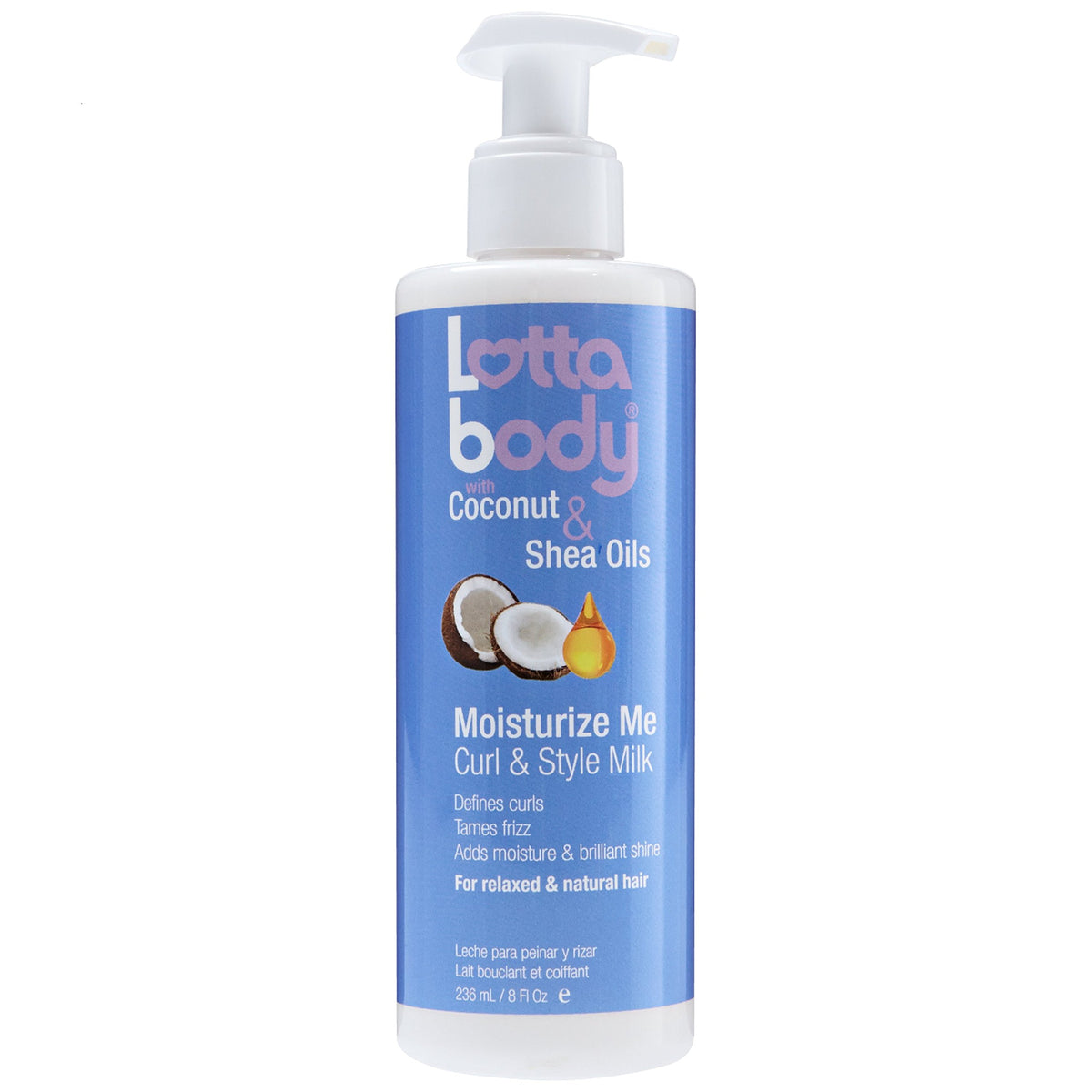 Lottabody Coconut & Shea Oils Moisturize Me Curl & Style Milk 8 oz