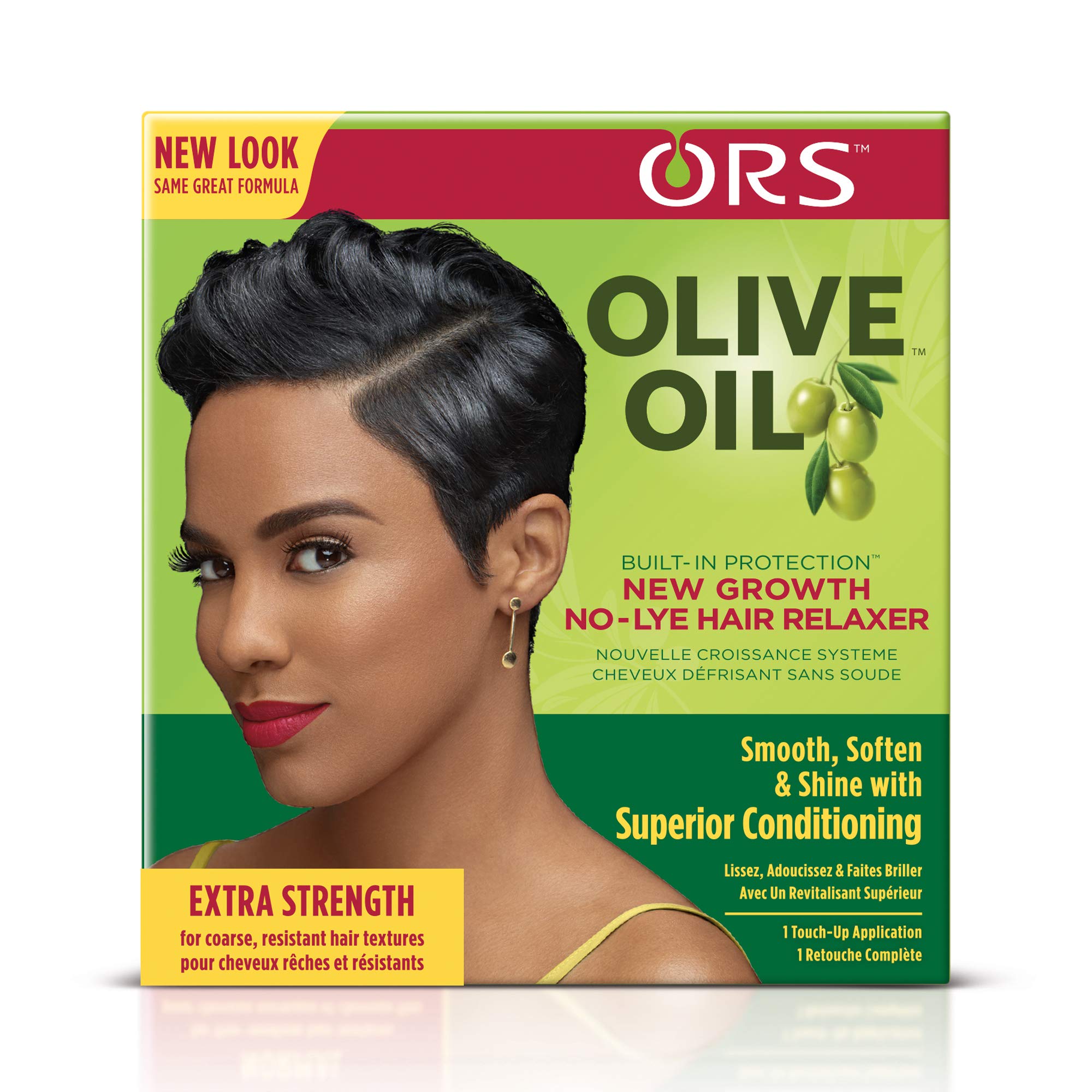 ORS Olive Oil New Growth No-Lye hair Relaxer - 1 application