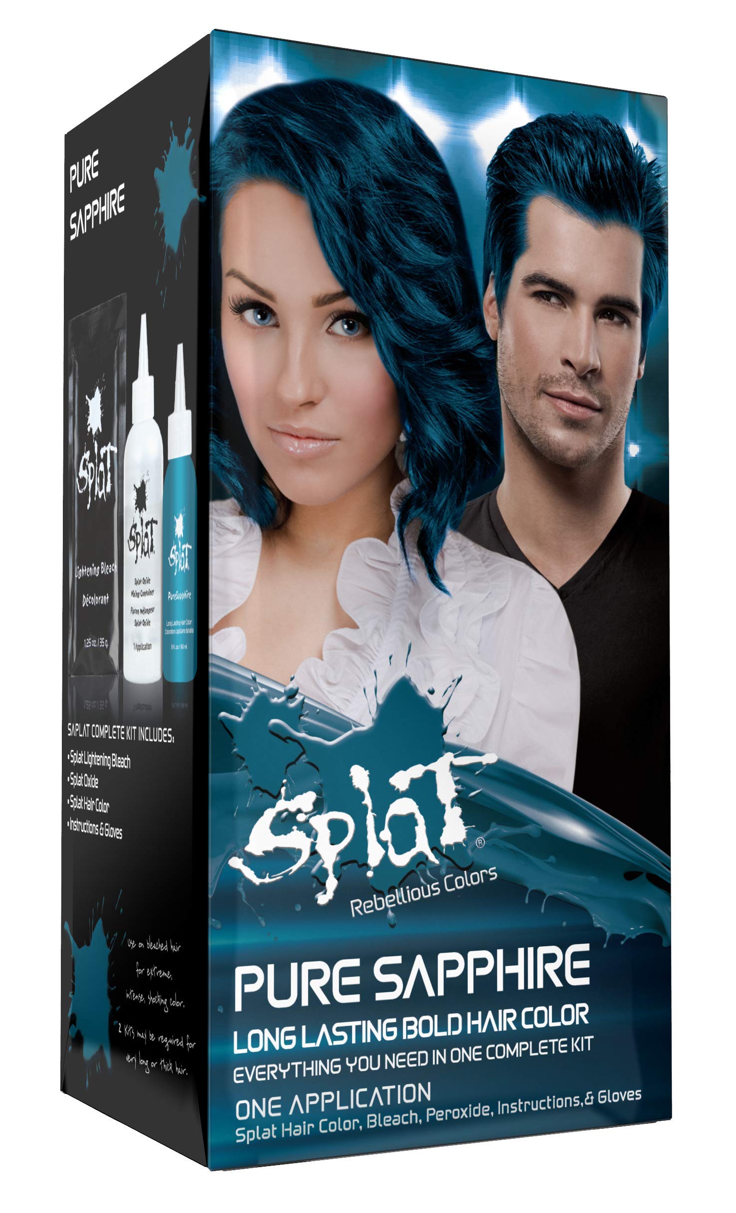 Splat Pure Sapphire Complete Hair Dye Kit