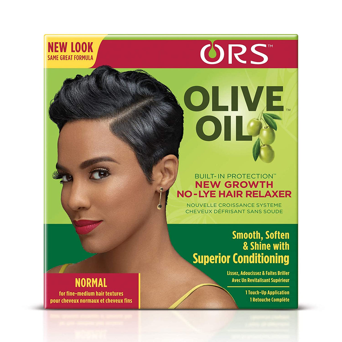 ORS Olive Oil New Growth No-Lye hair Relaxer - 1 application