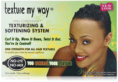 Africa's Best Organics Texture My Way No-Lye Texturizing & Softening  System - 1 Application
